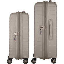 Набор чемоданов 2E Aero M+S Grey-Brown (2E-SPP-AERO-SET2-TP)