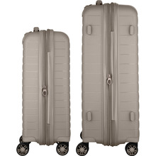 Набор чемоданов 2E Aero M+S Grey-Brown (2E-SPP-AERO-SET2-TP)