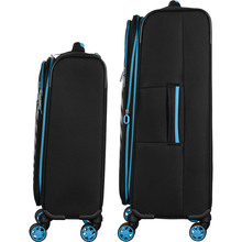 Набор чемоданов 2E Trek M+S + 2 рюкзаки Cabin 2E-BPET-CABIN-BK Black (2E-SPE-TREK-SET4-BK)