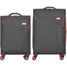 Набор чемоданов 2E Trek M+S + 2 рюкзаки Cabin 2E-BPET-CABIN-GR Grey (2E-SPE-TREK-SET4-GR)