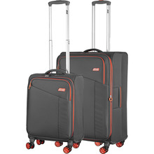 Набор чемоданов 2E Trek M+S + 2 рюкзаки Cabin 2E-BPET-CABIN-GR Grey (2E-SPE-TREK-SET4-GR)