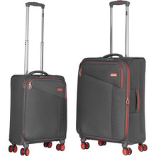 Набор чемоданов 2E Trek M+S + 2 рюкзаки Cabin 2E-BPET-CABIN-GR Grey (2E-SPE-TREK-SET4-GR)