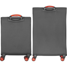 Набор чемоданов 2E Trek M+S + 2 рюкзаки Cabin 2E-BPET-CABIN-GR Grey (2E-SPE-TREK-SET4-GR)