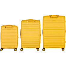 Набор чемоданов 2E Aero L+M+S Amber Yellow (2E-SPP-AERO-SET3-AY)