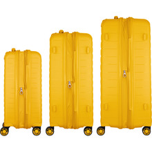 Набор чемоданов 2E Aero L+M+S Amber Yellow (2E-SPP-AERO-SET3-AY)