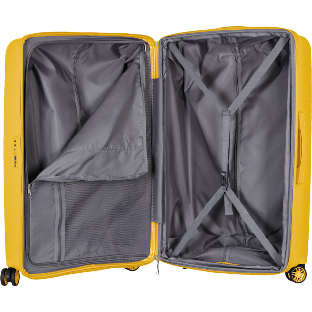 Фото 22 Набор чемоданов 2E Aero L+M+S Amber Yellow (2E-SPP-AERO-SET3-AY)