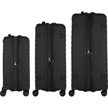 Набір валіз 2E Aero L+M+S Black (2E-SPP-AERO-SET3-BK)