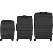 Набір валіз 2E Aero L+M+S Black (2E-SPP-AERO-SET3-BK)