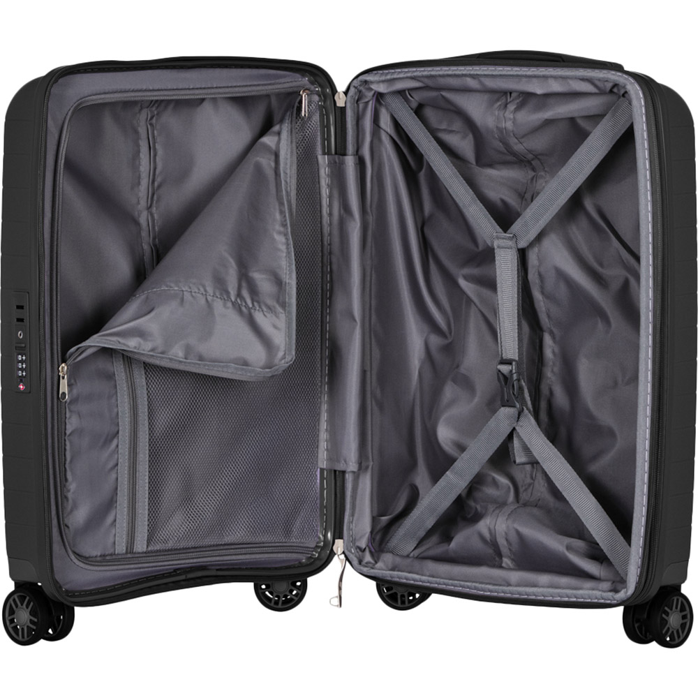 Фото 20 Набір валіз 2E Aero L+M+S Black (2E-SPP-AERO-SET3-BK)