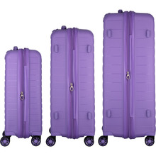 Набор чемоданов 2E Aero L+M+S Lavander (2E-SPP-AERO-SET3-LV)