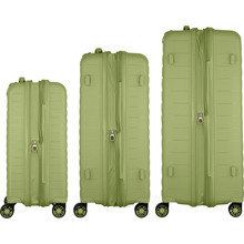 Набор чемоданов 2E Aero L+M+S Olive Green (2E-SPP-AERO-SET3-MG)