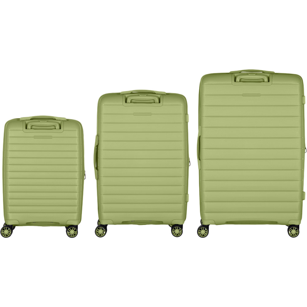 Набор чемоданов 2E Aero L+M+S Olive Green (2E-SPP-AERO-SET3-MG) Размер большой