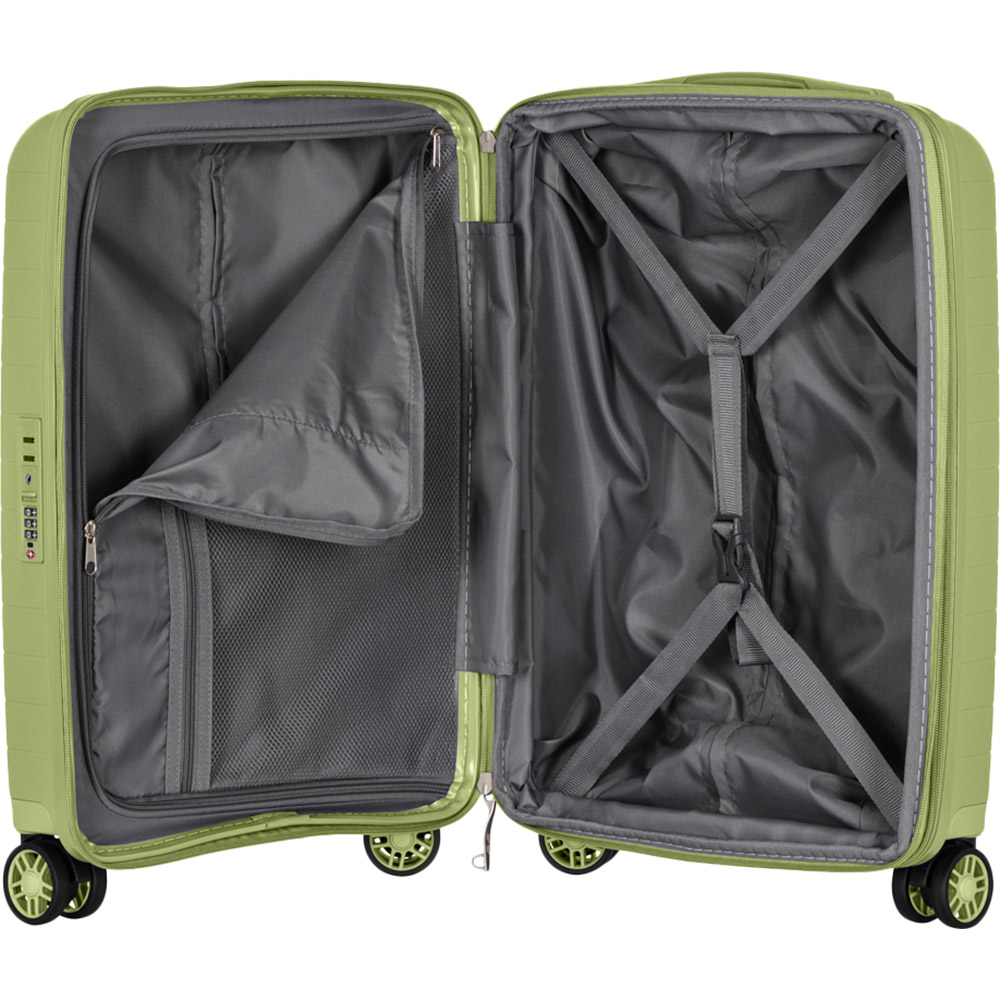 Фото 14 Набор чемоданов 2E Aero L+M+S Olive Green (2E-SPP-AERO-SET3-MG)