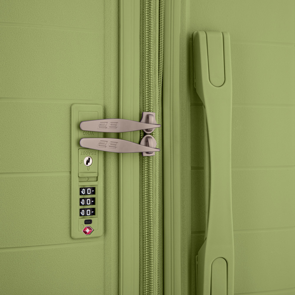 Фото 20 Набор чемоданов 2E Aero L+M+S Olive Green (2E-SPP-AERO-SET3-MG)