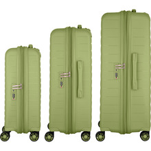 Набор чемоданов 2E Aero L+M+S Olive Green (2E-SPP-AERO-SET3-MG)