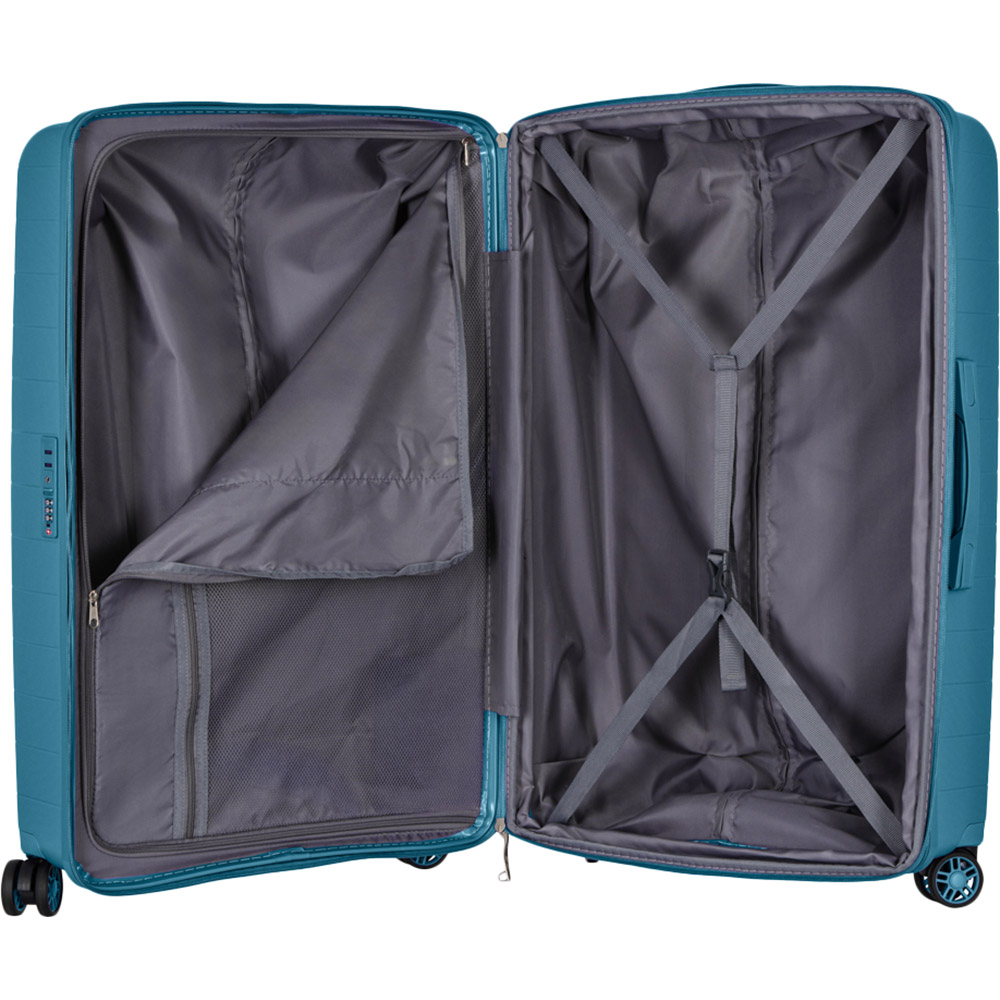 Фото 22 Набір валіз 2E Aero L+M+S Blue (2E-SPP-AERO-SET3-TB)