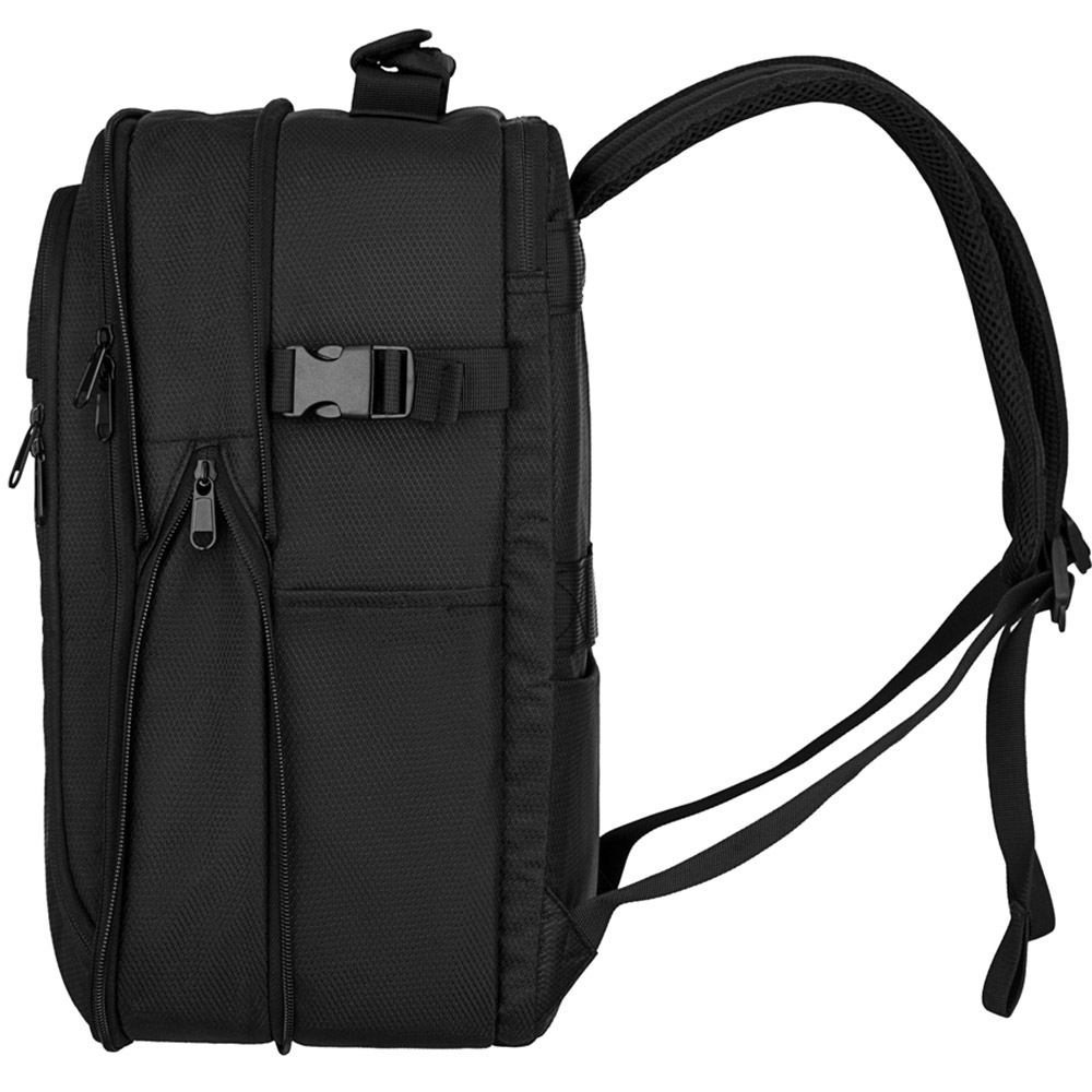 Фото 31 Набір валіз 2E Trek (L+M+S) + 3 рюкзаки Cabin 2E-BPET-CABIN-BK Black (2E-SPE-TREK-SET6-BK)