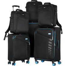 Набір валіз 2E Trek (L+M+S) + 3 рюкзаки Cabin 2E-BPET-CABIN-BK Black (2E-SPE-TREK-SET6-BK)