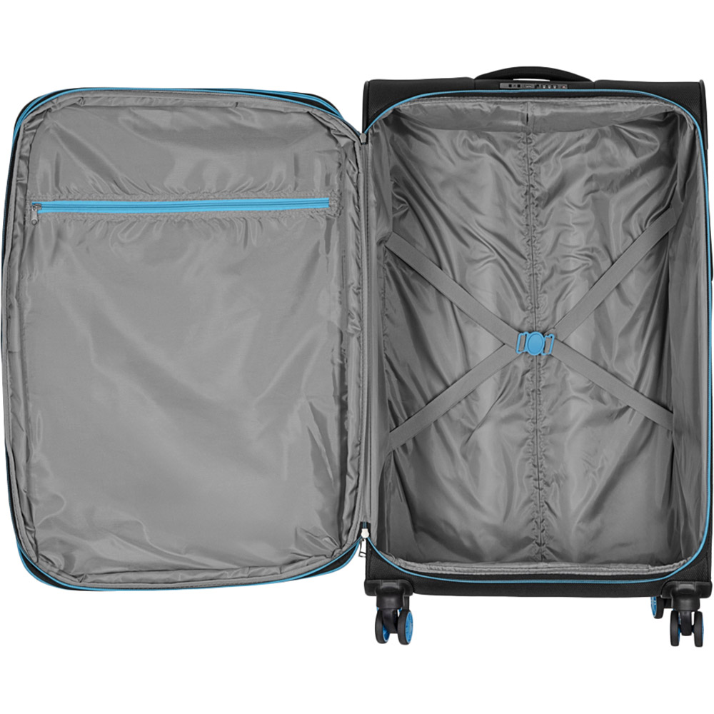 Фото 21 Набір валіз 2E Trek (L+M+S) + 3 рюкзаки Cabin 2E-BPET-CABIN-BK Black (2E-SPE-TREK-SET6-BK)