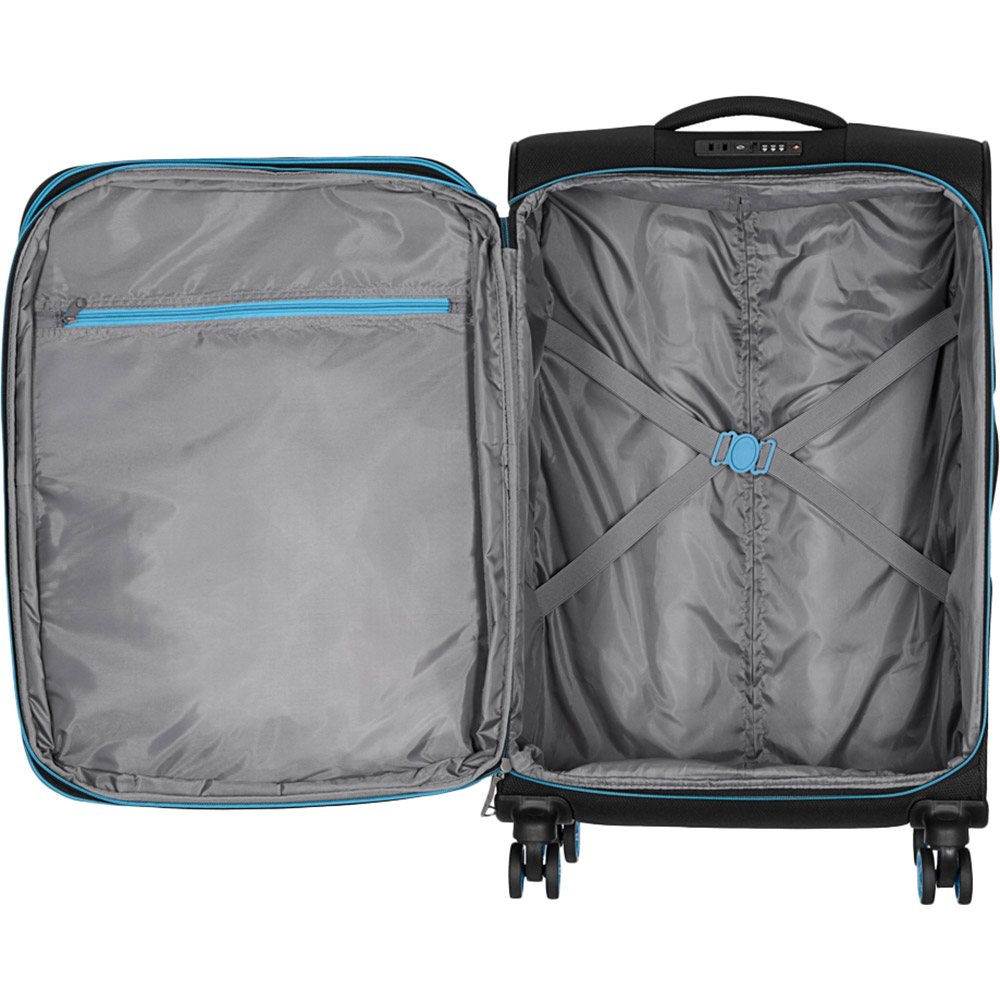 Фото 20 Набір валіз 2E Trek (L+M+S) + 3 рюкзаки Cabin 2E-BPET-CABIN-BK Black (2E-SPE-TREK-SET6-BK)