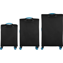 Набір валіз 2E Trek (L+M+S) + 3 рюкзаки Cabin 2E-BPET-CABIN-BK Black (2E-SPE-TREK-SET6-BK)