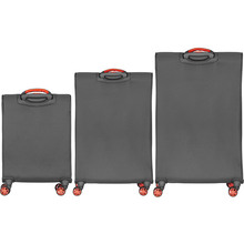 Набір валіз 2E Trek L+M+S + 3 рюкзаки Cabin 2E-BPET-CABIN-GR Grey (2E-SPE-TREK-SET6-GR)