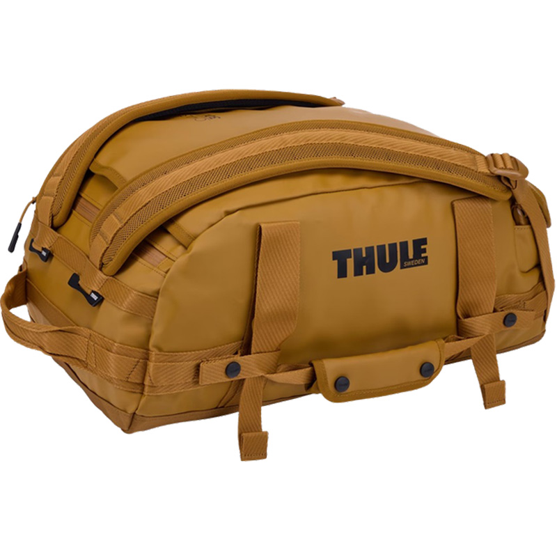 Сумка-рюкзак THULE Chasm Duffel TDSD-301 30 л Golden Brown (3205213) Дополнительно Конструкция 2-в-1 легко трансформируется из дорожной сумки в рюкзак; материалы, устойчивые к атмосферным воздействиям; мягкое дно