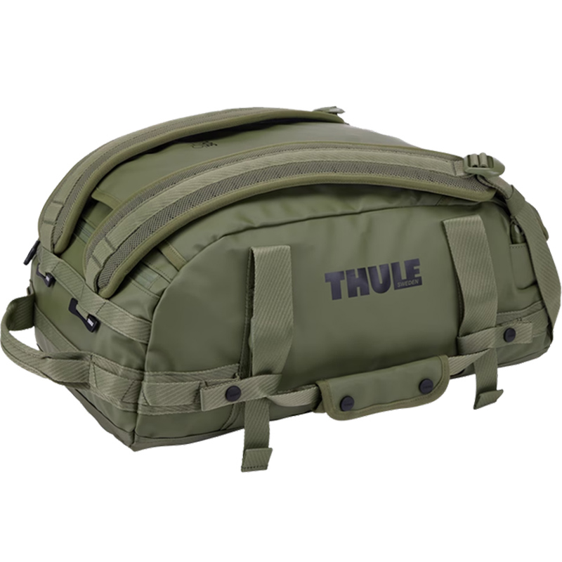 Сумка-рюкзак THULE Chasm Duffel TDSD-301 30 л Olivine (3205212) Додатково Конструкція 2-в-1 легко трансформується із дорожньої сумки в рюкзак; матеріали, стійкі до атмосферних впливів; м'яке дно