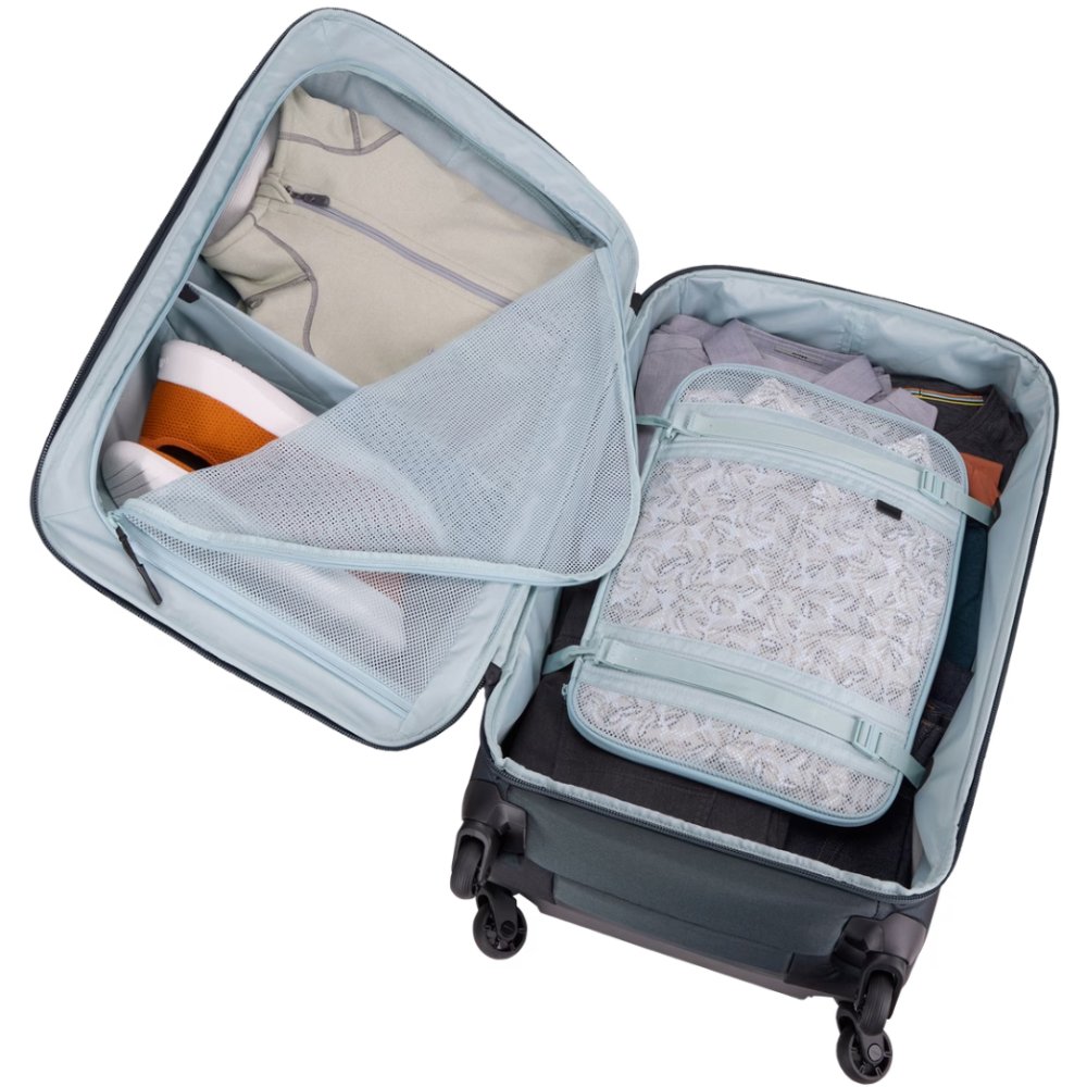 Чемодан THULE Subterra 2 Spinner 68cm/27" 65L TSRS425 Dark Slate (3205050) Особенности ремни для фиксации