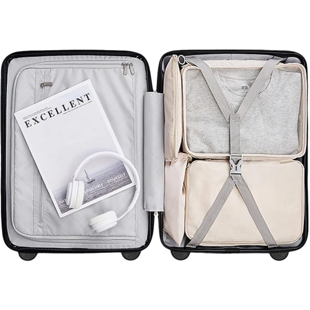 Чемодан дорожный NINETYGO Xiaomi ANDES Luggage 28" Black (6941413239578) Размер средний