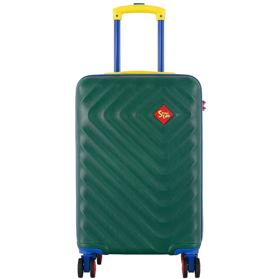Валіза Semi Line 20" S Dark Green (T5805-1) Замок вбудований