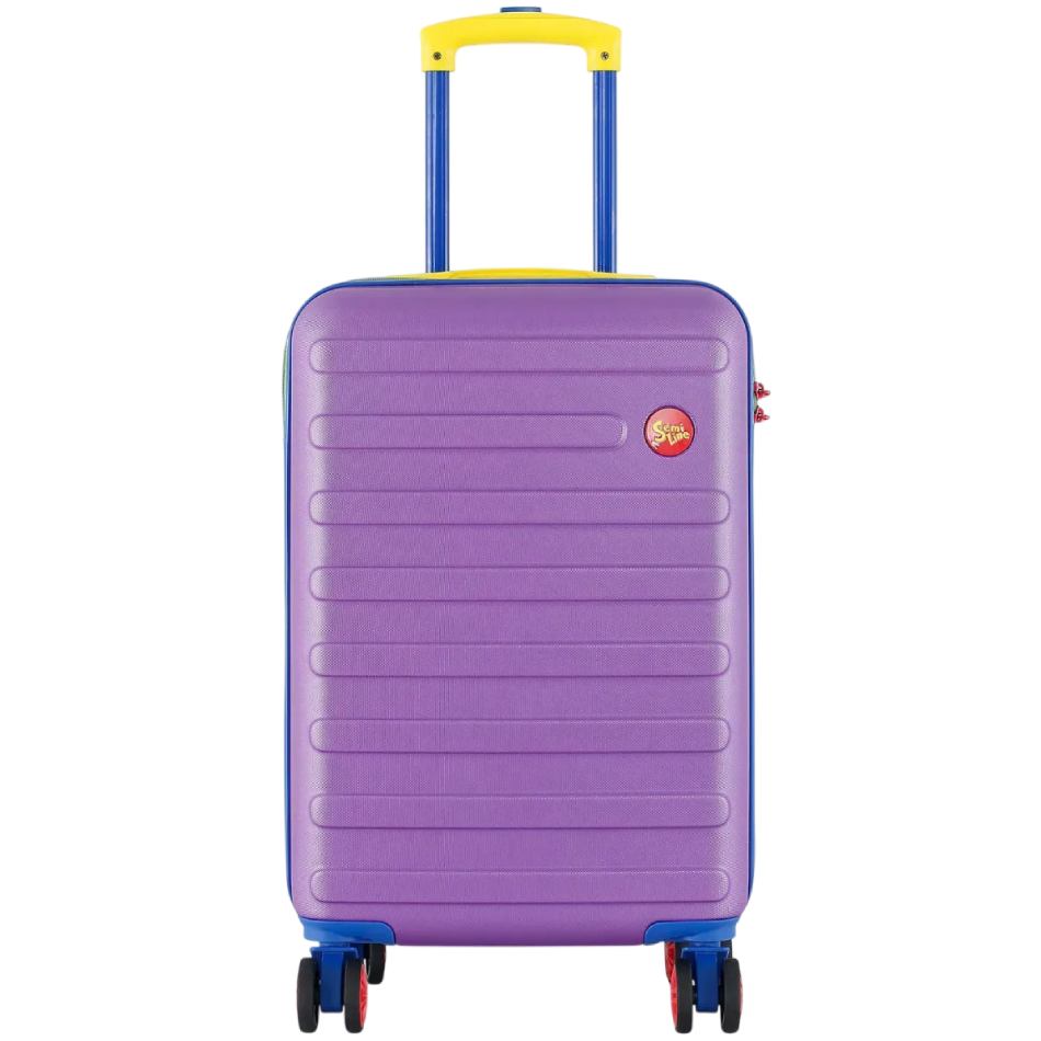 Чемодан Semi Line 20" S Purple (T5845-1) Замок встроенный