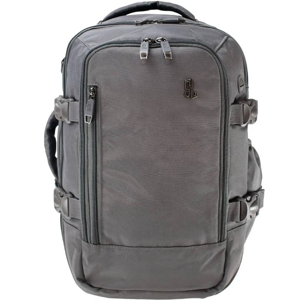 Сумка-рюкзак SEMI LINE 20 Graphite (P8298-5) Додатково Розмір: 40х25х20 см; Максимальна діагональ ноутбука, що розміщується: 14"; Спеціальний отвір для виведення кабелю навушників або повербанка назовні;