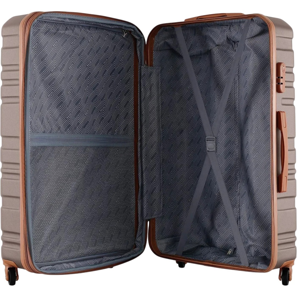 Зовнішній вигляд Валіза Semi Line 28" L Graphite/Brown (T5689-3)