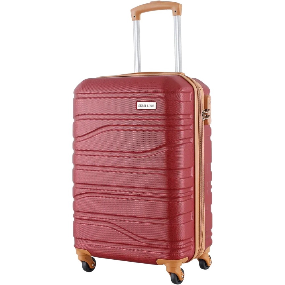 Чемодан Semi Line 20" S Cherry (T5716-1) Замок встроенный