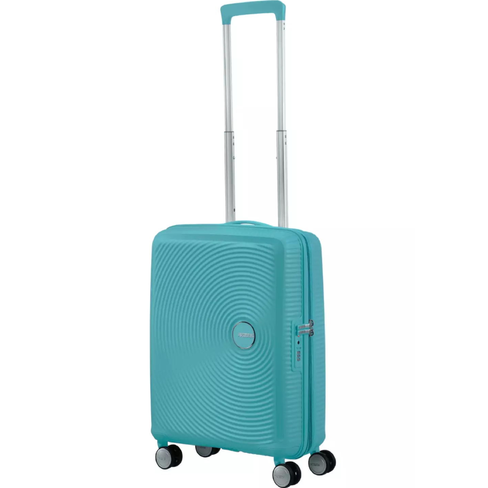 Чемодан дорожный AMERICAN TOURISTER Soundbox S Turquoise (32G*61001) Замок встроенный TSA