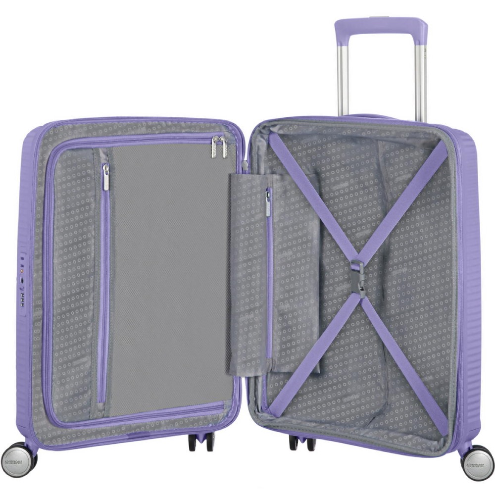 Внешний вид Чемодан дорожный AMERICAN TOURISTER Soundbox S Lavender (32G*82001)