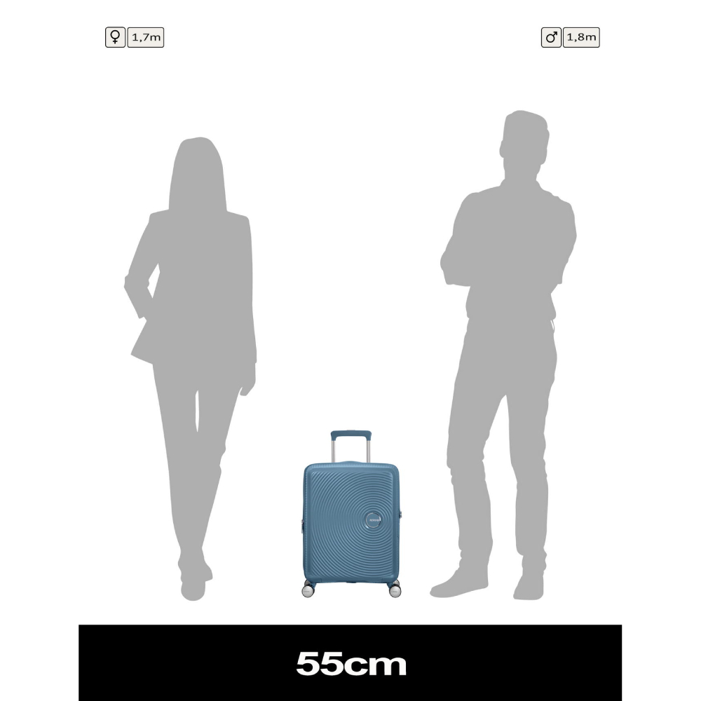 В Украине Чемодан дорожный AMERICAN TOURISTER Soundbox S Gray/Blue (32G*51001)