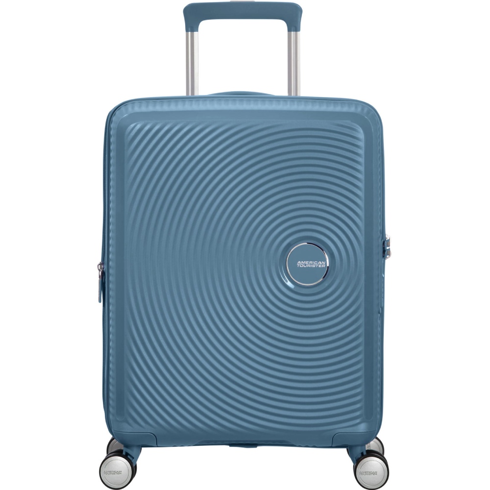 Чемодан дорожный AMERICAN TOURISTER Soundbox S Gray/Blue (32G*51001)