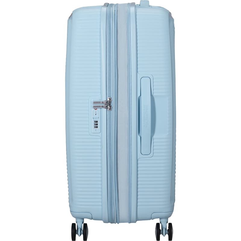 Чемодан дорожный AMERICAN TOURISTER Soundbox M Pastel Blue (32G*22002) Особенности расширитель