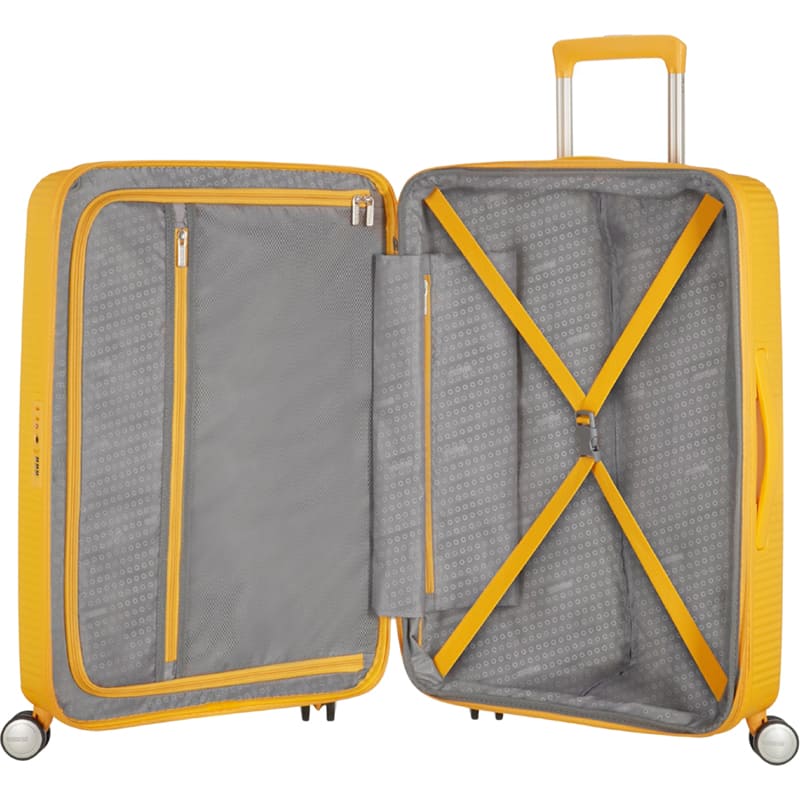 Фото Чемодан дорожный AMERICAN TOURISTER Soundbox L Yellow (32G*06003)