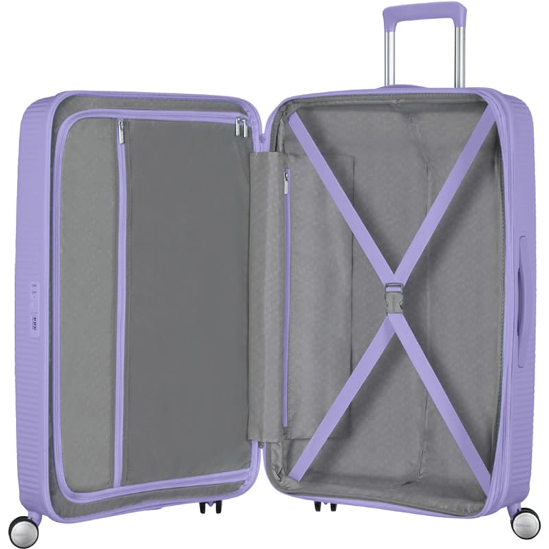 Фото Чемодан дорожный AMERICAN TOURISTER Soundbox L Purple (32G*82003)