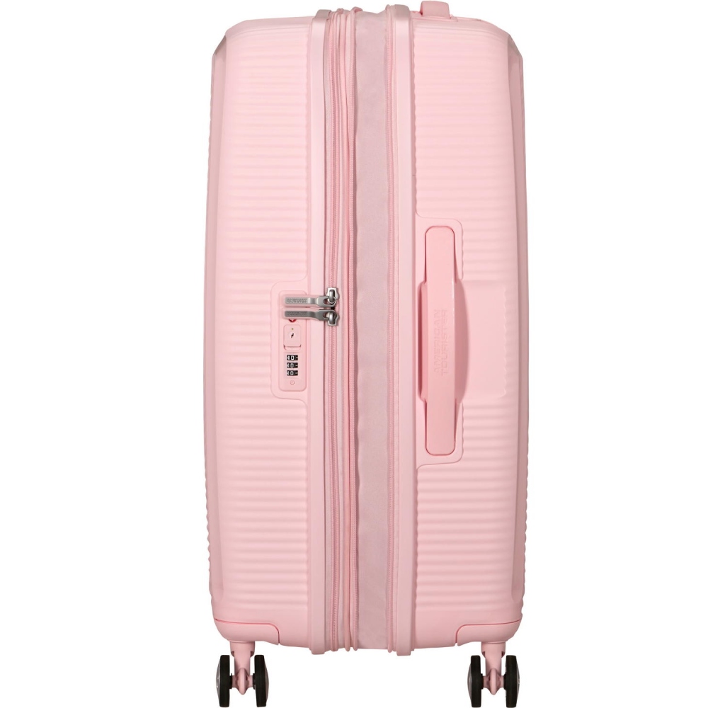 Чемодан дорожный AMERICAN TOURISTER Soundbox M Pastel Pink (32G*60002) Особенности расширитель