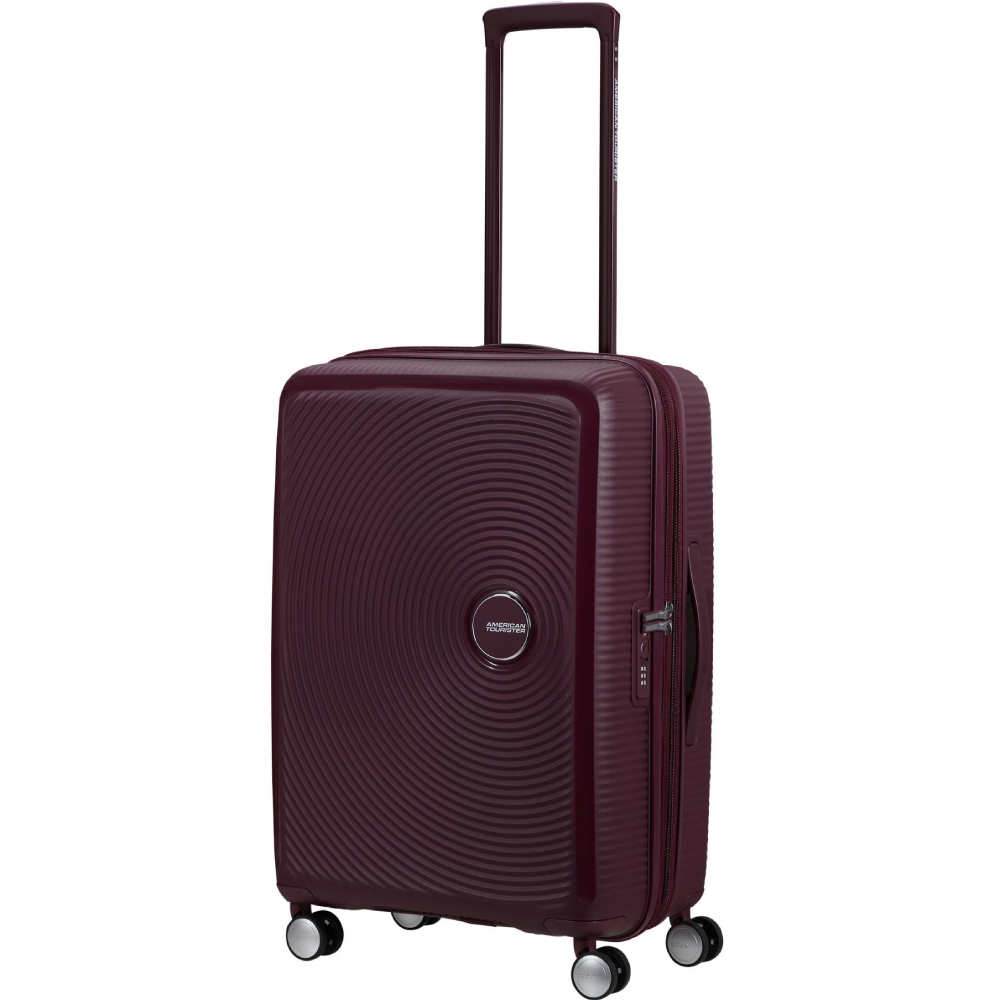 Чемодан дорожный AMERICAN TOURISTER Soundbox M Burgundy (32G*50002) Замок встроенный TSA