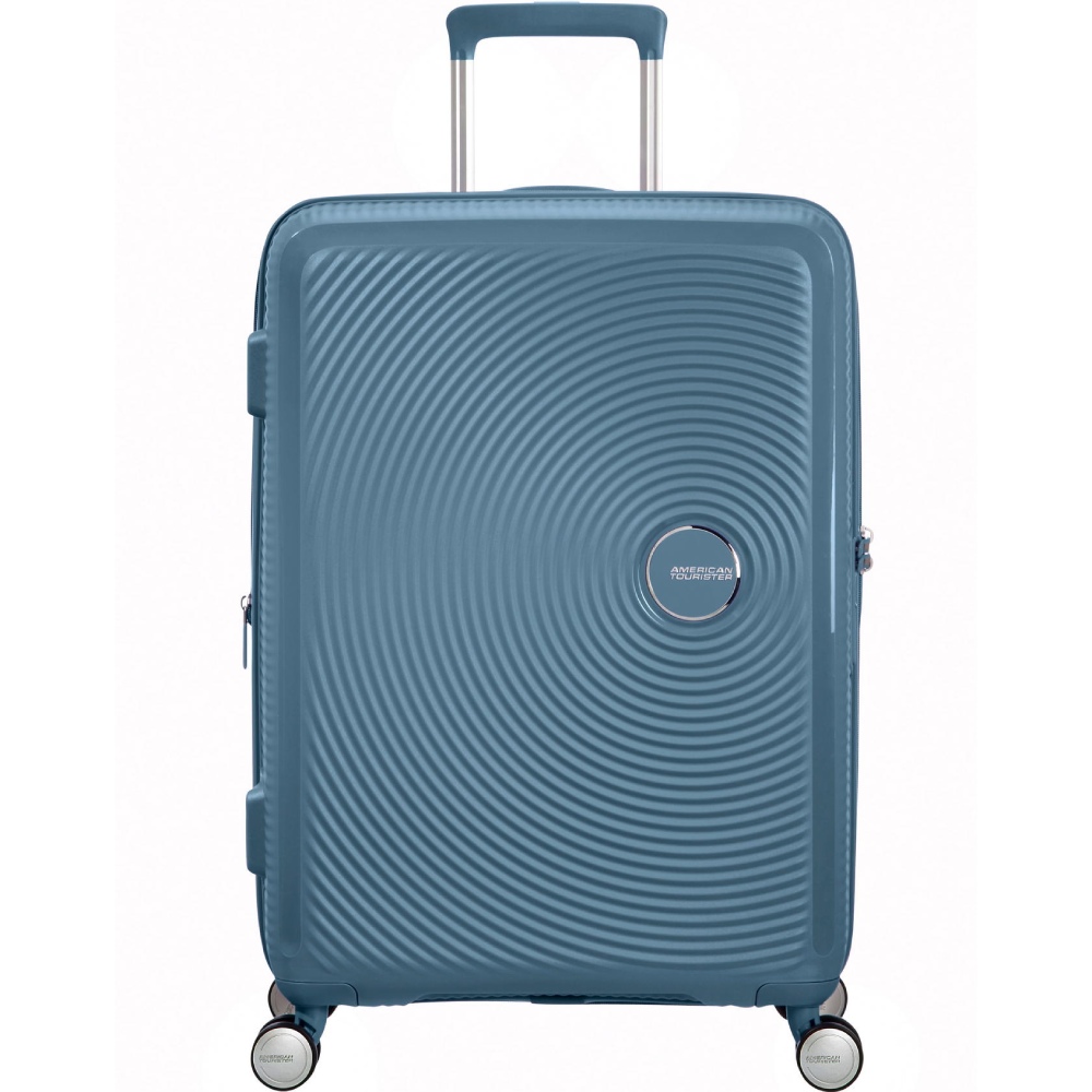 Чемодан дорожный AMERICAN TOURISTER Soundbox L Gray/Blue (32G*51003)