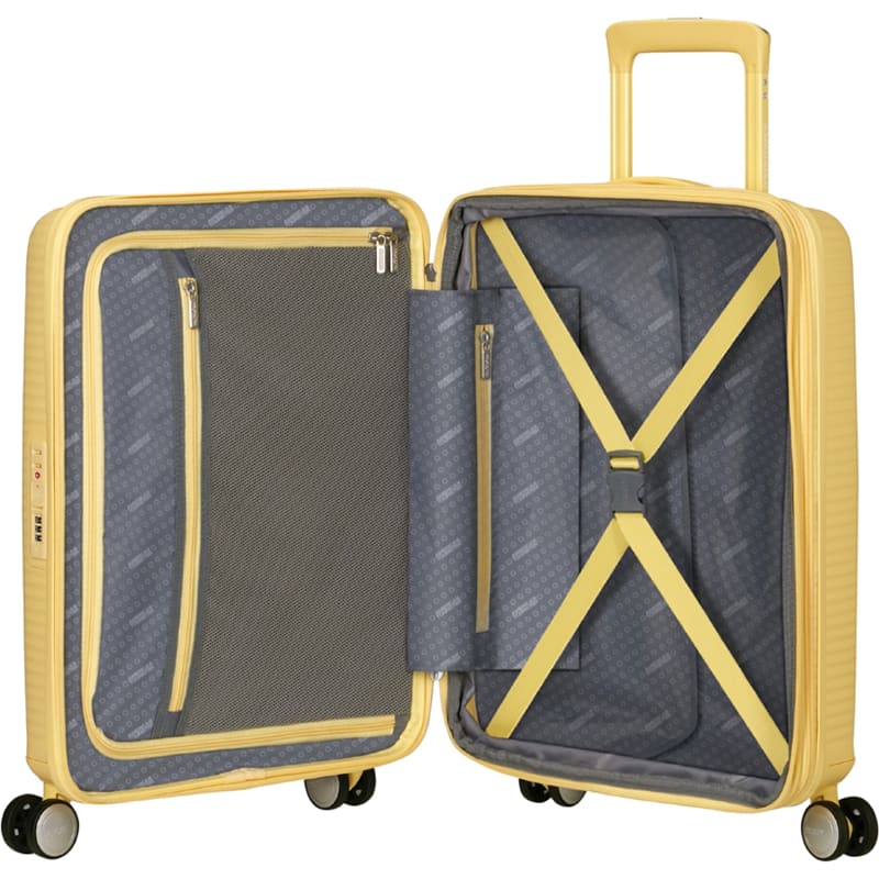 Фото Чемодан дорожный AMERICAN TOURISTER Soundbox S Pastel Yellow (32G*16001)