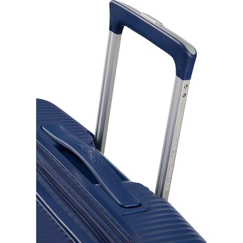Чемодан дорожный AMERICAN TOURISTER Soundbox S Blue (32G*41001) Особенности ремни для фиксации
