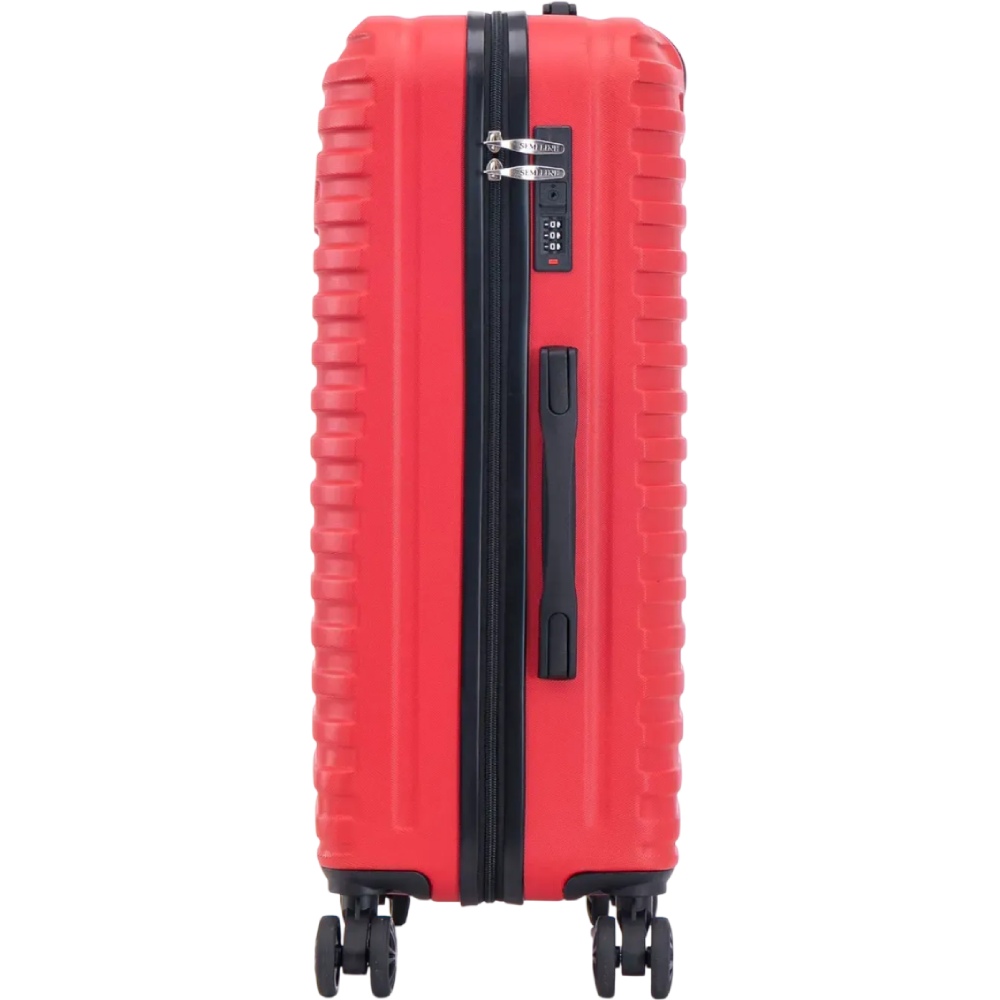 Чемодан SEMI LINE 24 M Red (T5871-3) Особенности ремни для фиксации