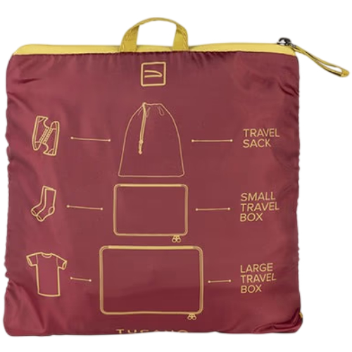 Фото 4 Набор чехлов для одежды TUCANO Piego Travel 2+1 Бордо (BPI-SET-BX)