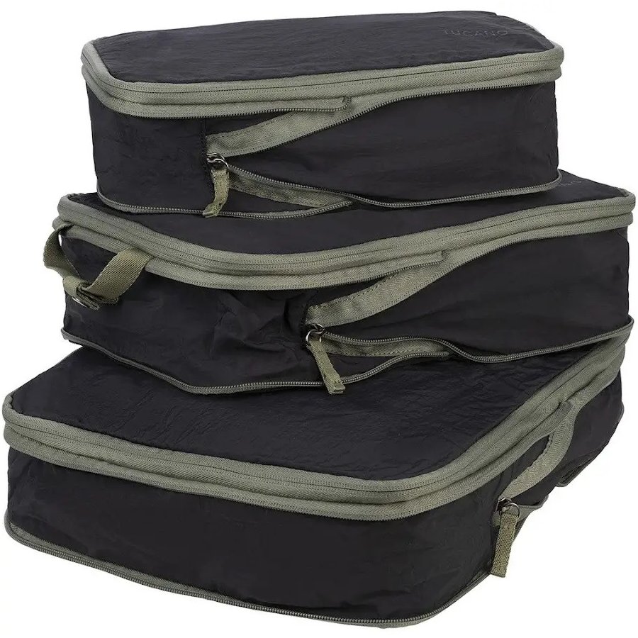 Набор чехлов для одежды TUCANO Pigio Travel 3 в 1 Black (BPG-SET-BK) Замок без замка